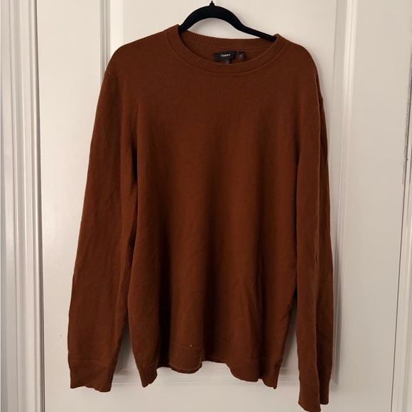 Theory Other - THEORY 100% Cashmere Men's Brown Crewneck Sweater - XL